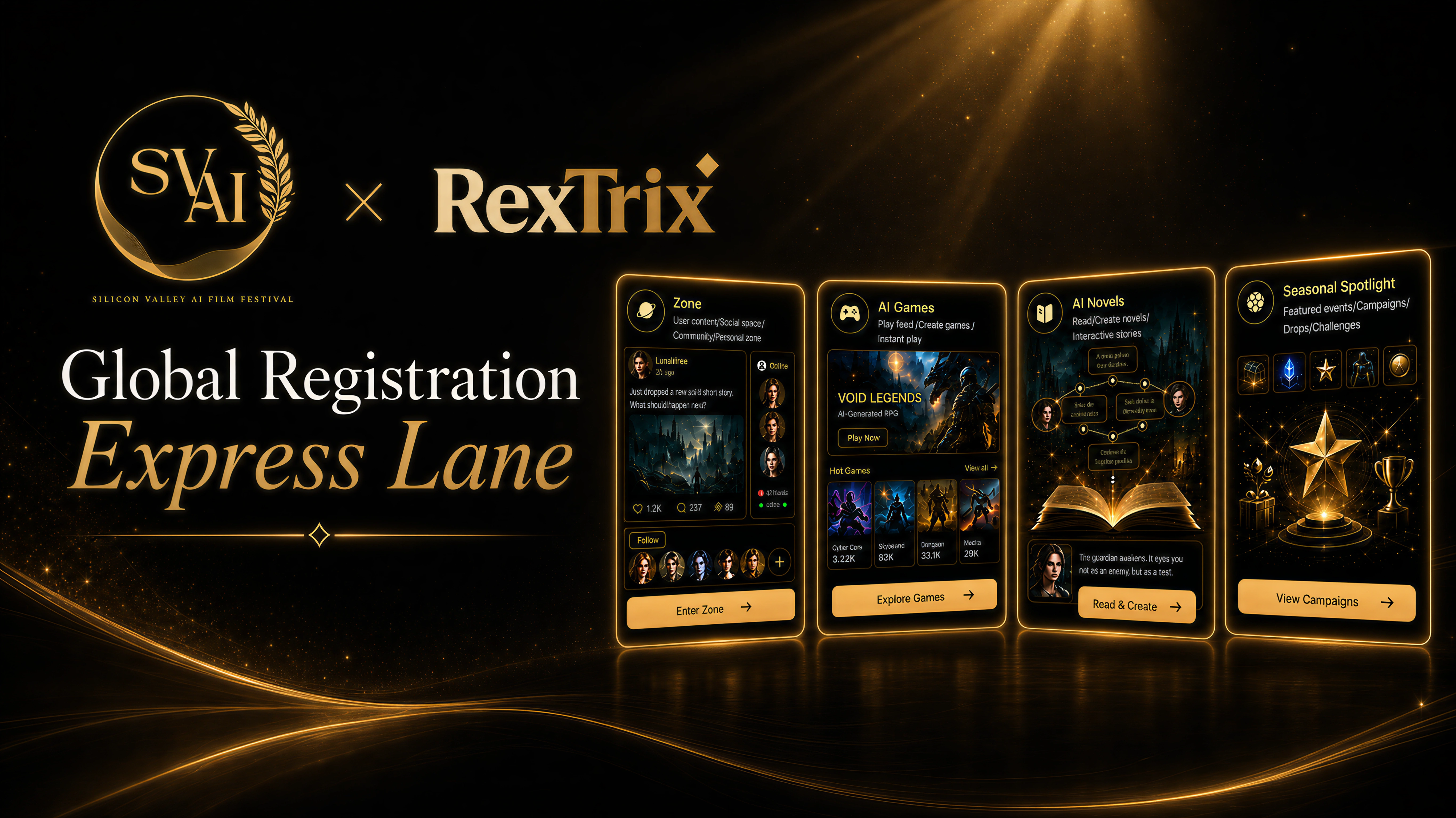 SVAIFF x RexTrix — Global Registration Express Lane