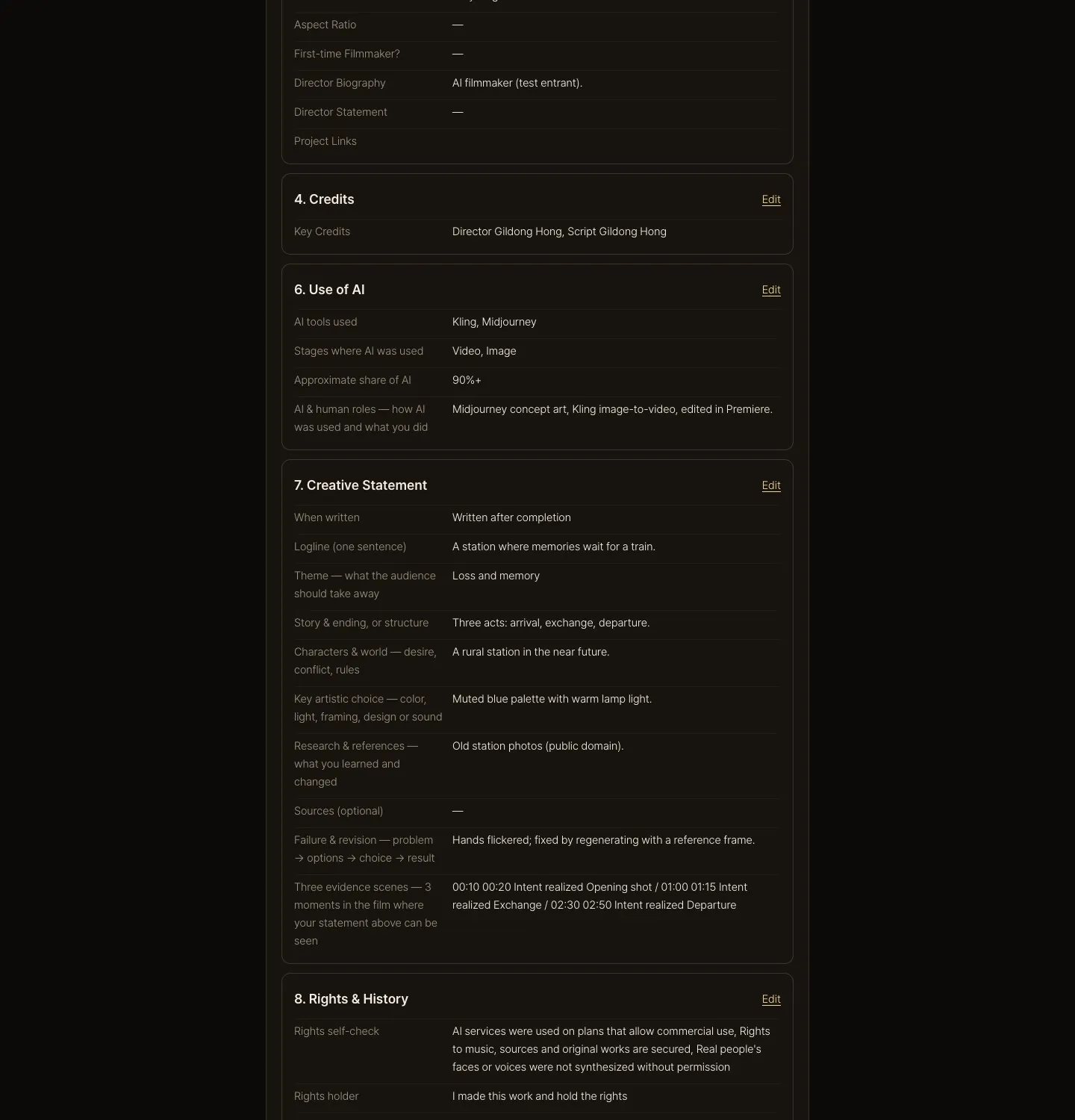 Desktop (1440 wide) · 3-4. Review your entry form