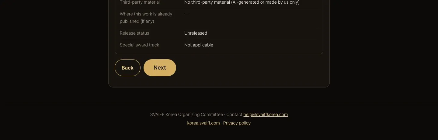 Desktop (1440 wide) · 3-4. Review your entry form